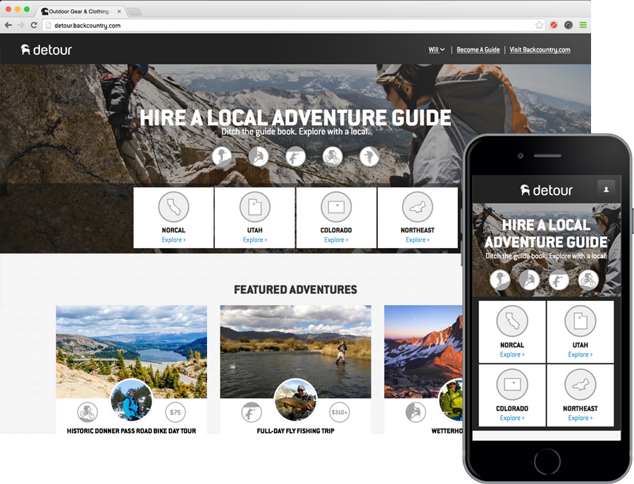 Detour adventure marketplace preview